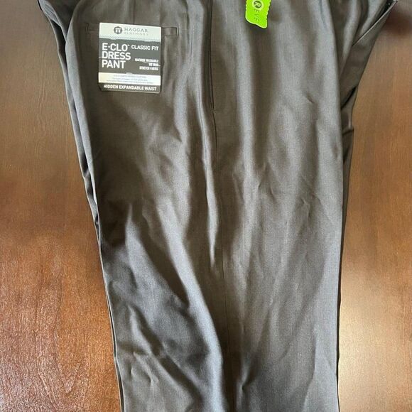 Haggar classic fit mens‎ slacks 44x30 - Picture 1 of 8